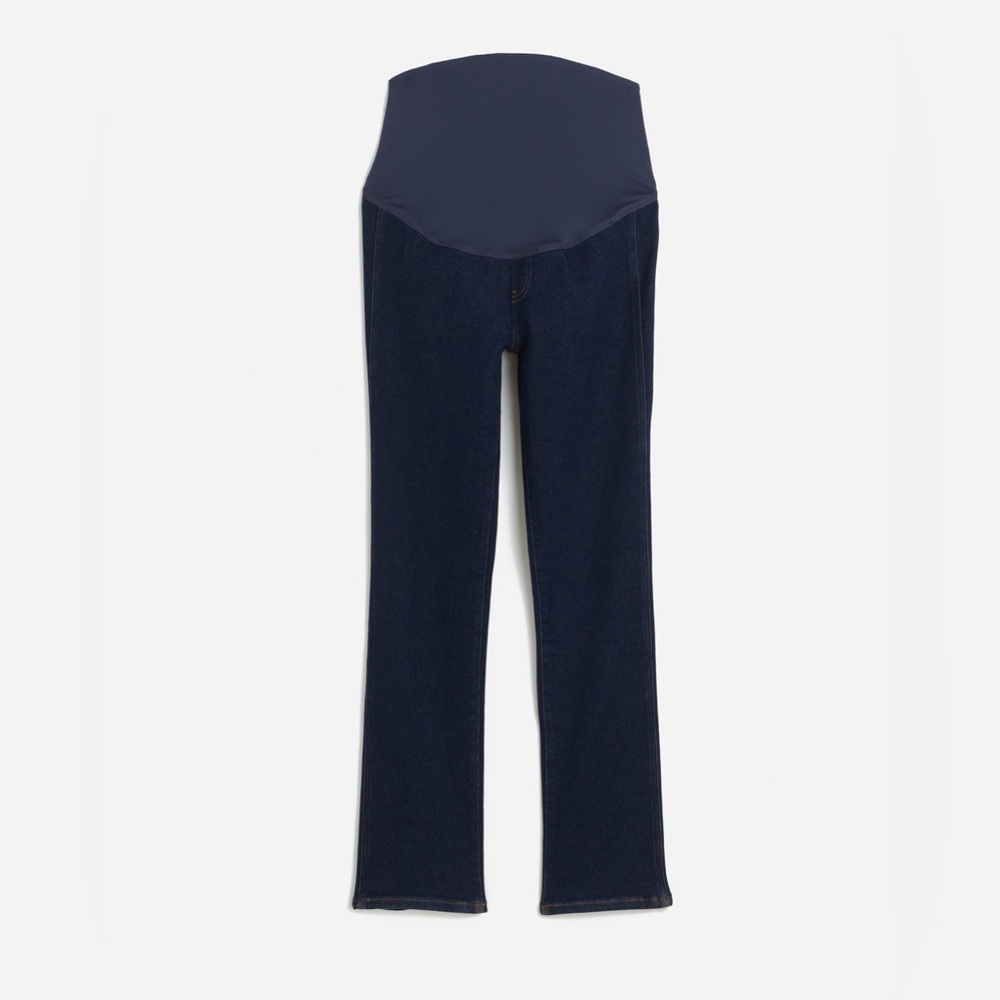 NWOT Madewell Over the Belly Maternity Stovepipe Jeans - Lawlor Wash - 25